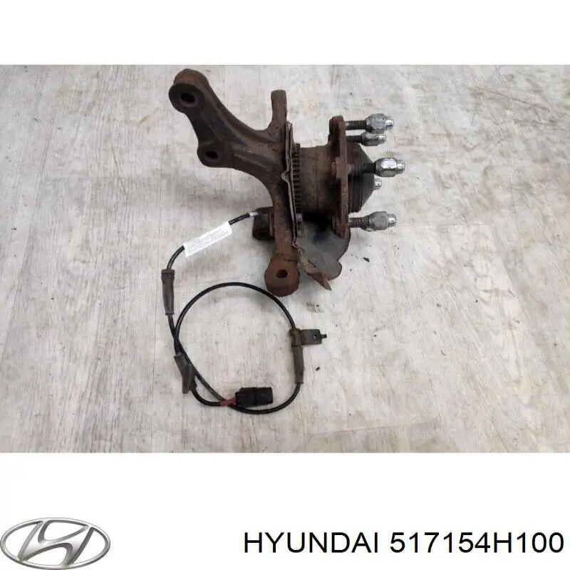 517154H100 Hyundai/Kia Цапфа передня ліва