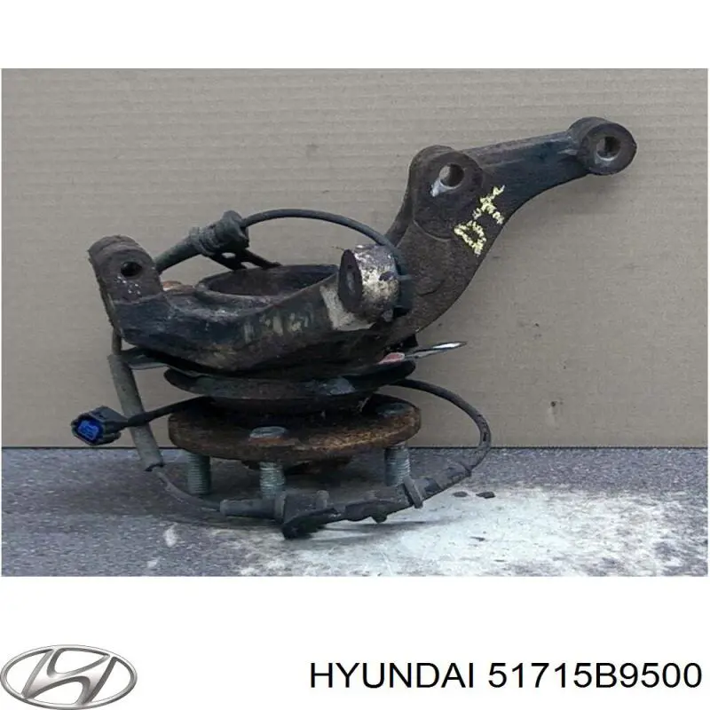 Цапфа поворотна ліва Hyundai/Kia 51715B9500 ціна, від  USD