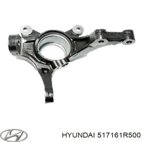 517161R500 Hyundai/Kia Цапфа - поворотний кулак передній, правий