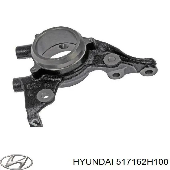 517162H100 Hyundai/Kia цапфа - поворотний кулак передній, правий