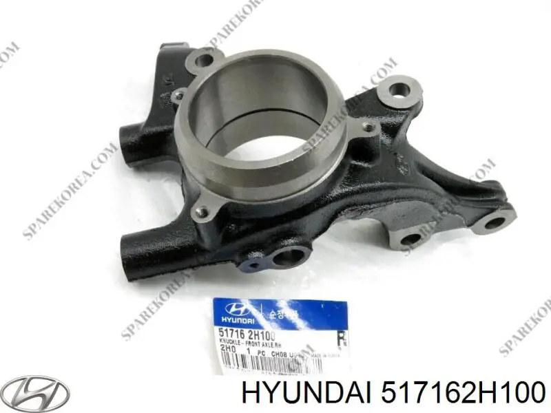 Кулак поворотний передній правий Hyundai/Kia 517162H100 ціна, від 23.90 USD