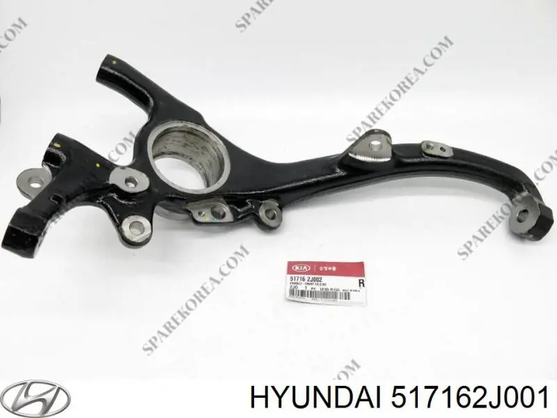 517162J002 Hyundai/Kia Цапфа - поворотний кулак передній, правий