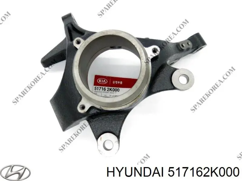 Кулак поворотний передній правий Hyundai/Kia 517162K000 ціна, від 71.69 USD