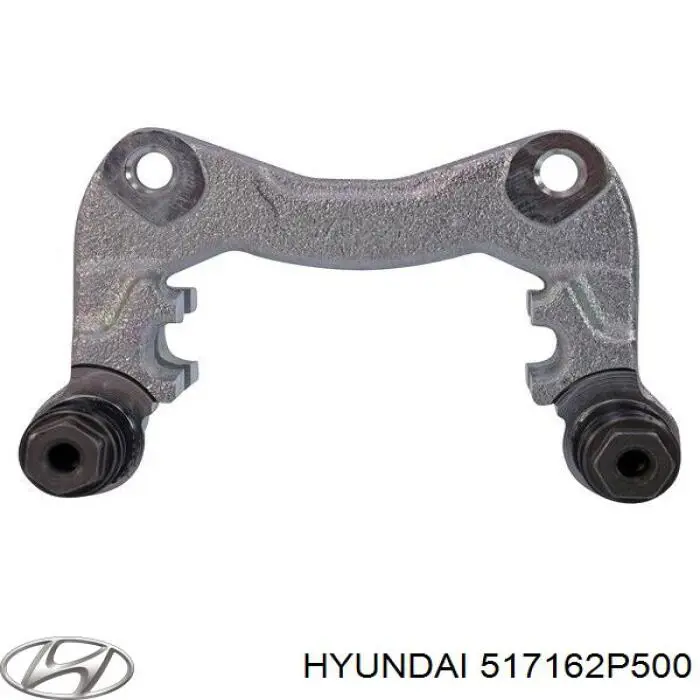 517162P500 Hyundai/Kia Цапфа - поворотний кулак передній, правий