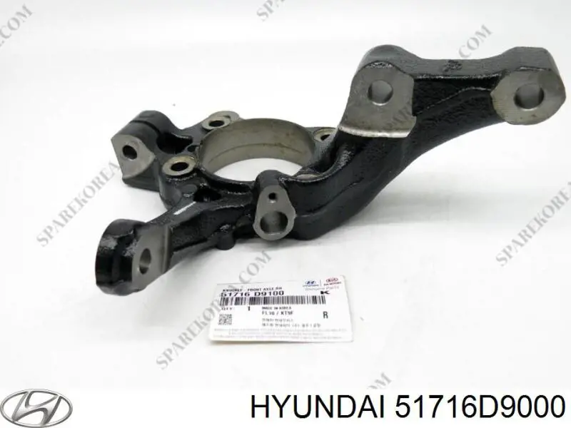 Цапфа - поворотний кулак передній, правий Hyundai/Kia 51716D9000 ціна, від 124.31 USD
