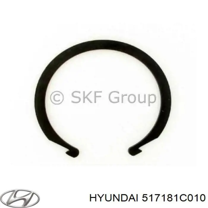 Кільце стопорне підшипника передньої маточини Hyundai/Kia 517181C010 ціна, від 2.64 USD