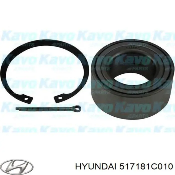 Кільце стопорне підшипника передньої маточини 517181C010 Hyundai/Kia