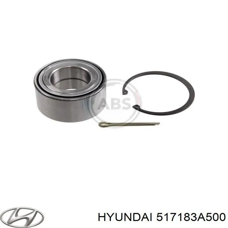 Купити 517183A500 Hyundai/Kia Підшипник ступиці передньої