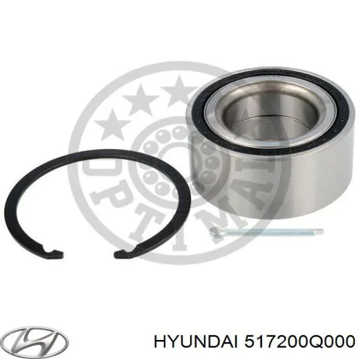 517200Q000 Hyundai/Kia Підшипник маточини передньої