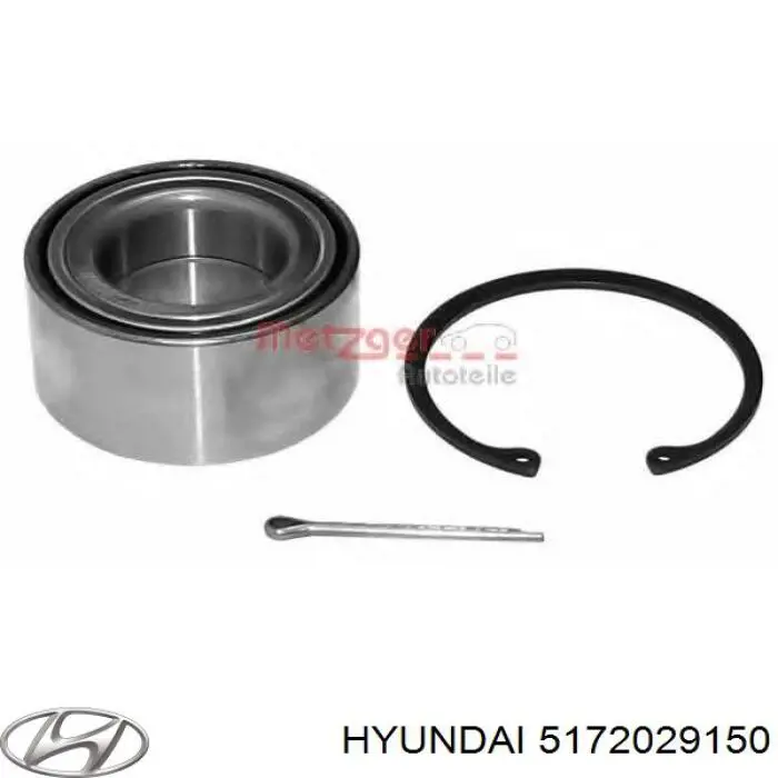 Купити 5172029150 Hyundai/Kia Підшипник ступиці передньої