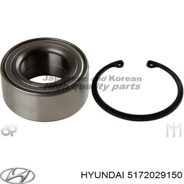 Підшипник маточини передньої 5172029150 Hyundai/Kia