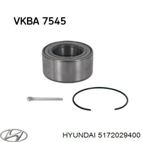 Підшипник маточини передньої 5172029400 Hyundai/Kia