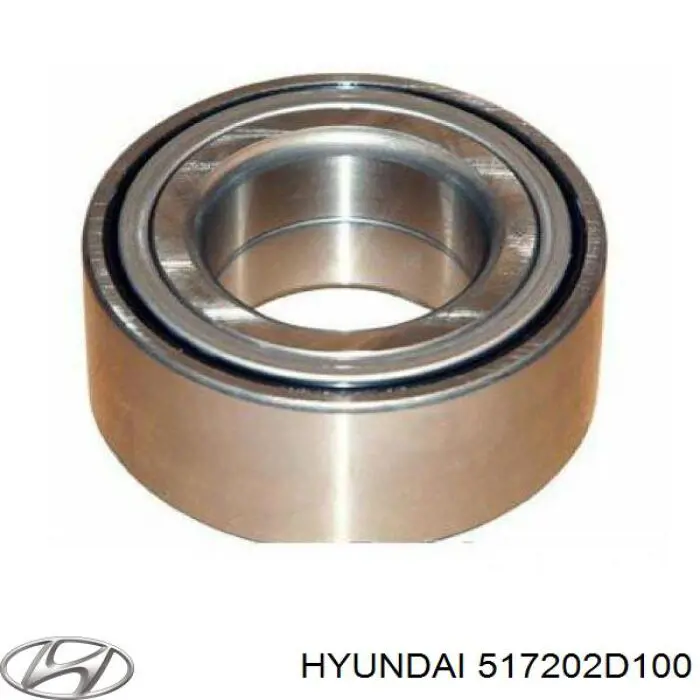 Комплект підшипник маточини передньої Hyundai/Kia 517202D100 ціна, від 16.60 USD