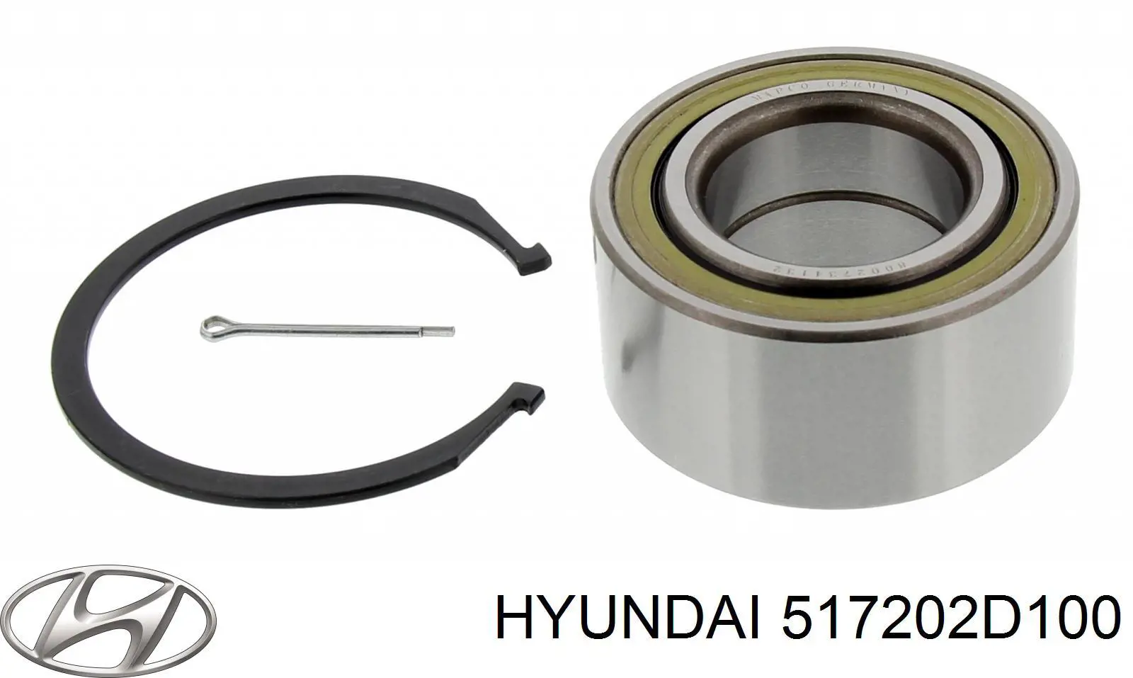Підшипник маточини Hyundai/Kia 517202D100
