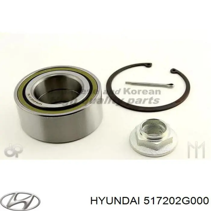 Підшипник маточини передньої 517202G000 Hyundai/Kia