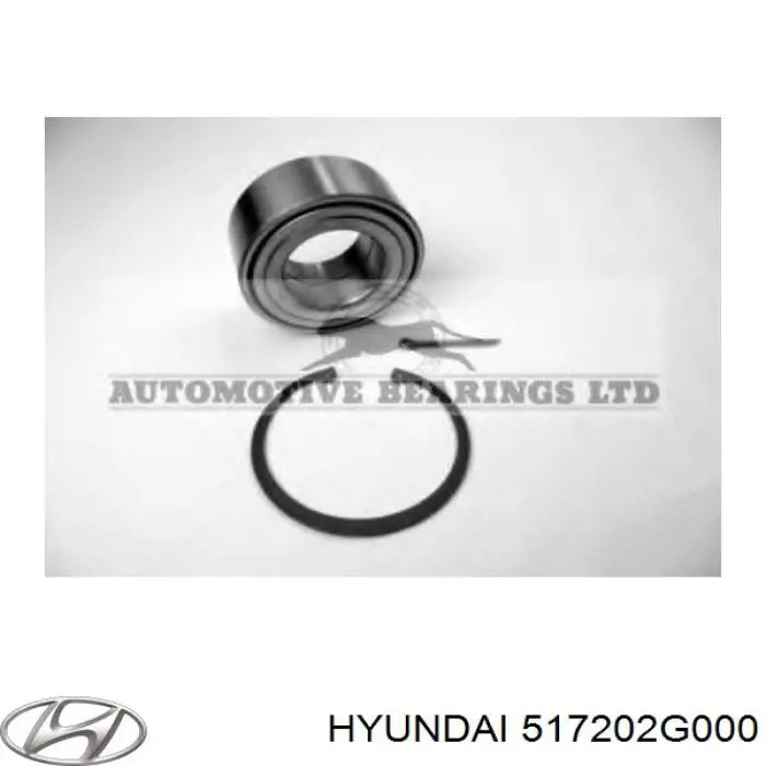 Купити 517202G000 Hyundai/Kia Підшипник ступиці передньої