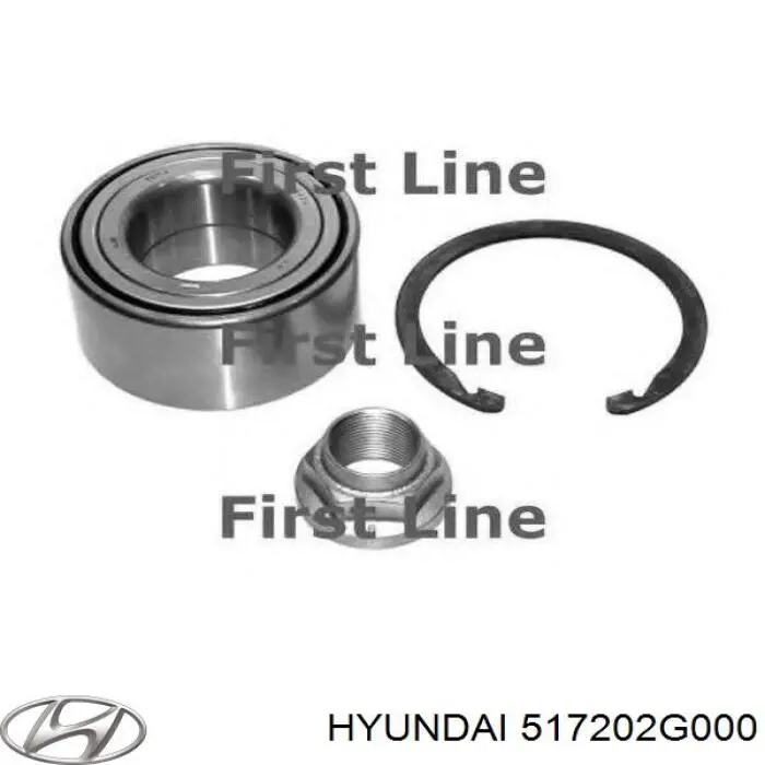 Підшипник ступиці 517202G000 Hyundai/Kia