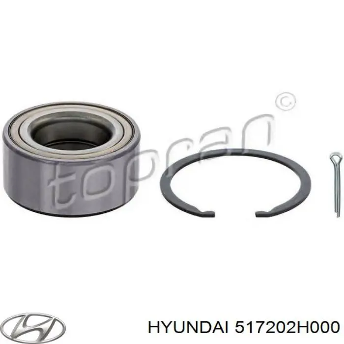 Підшипник ступиці 517202H000 Hyundai/Kia