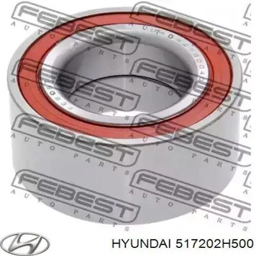 517202H500 Hyundai/Kia підшипник маточини передньої