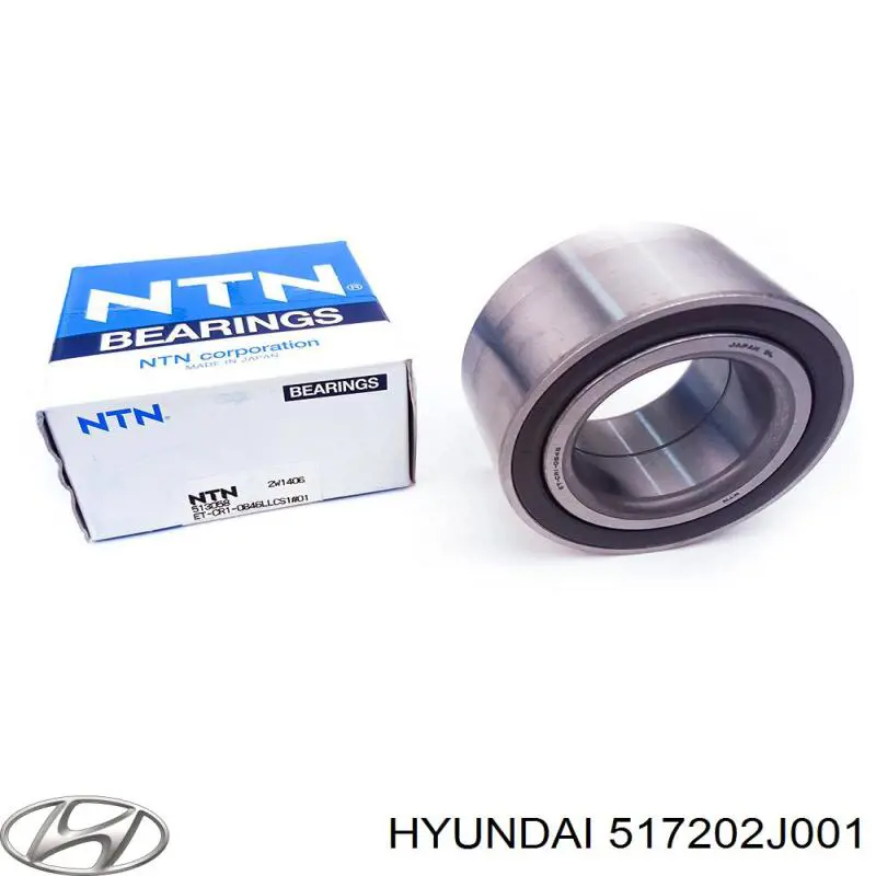 Купити 517202J001 Hyundai/Kia Підшипник ступиці передньої