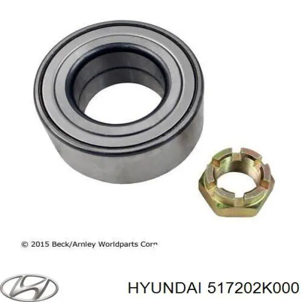 Підшипник маточини Hyundai/Kia 517202K000