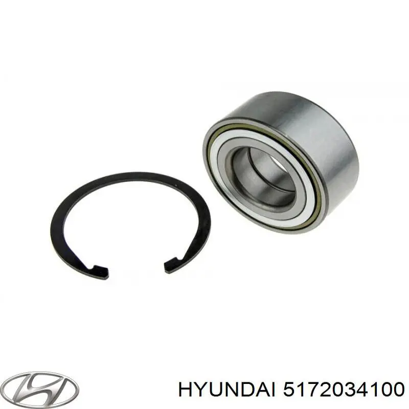 Купити 5172034100 Hyundai/Kia Підшипник ступиці передньої