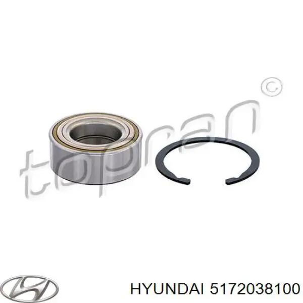 Підшипник ступиці 5172038100 Hyundai/Kia