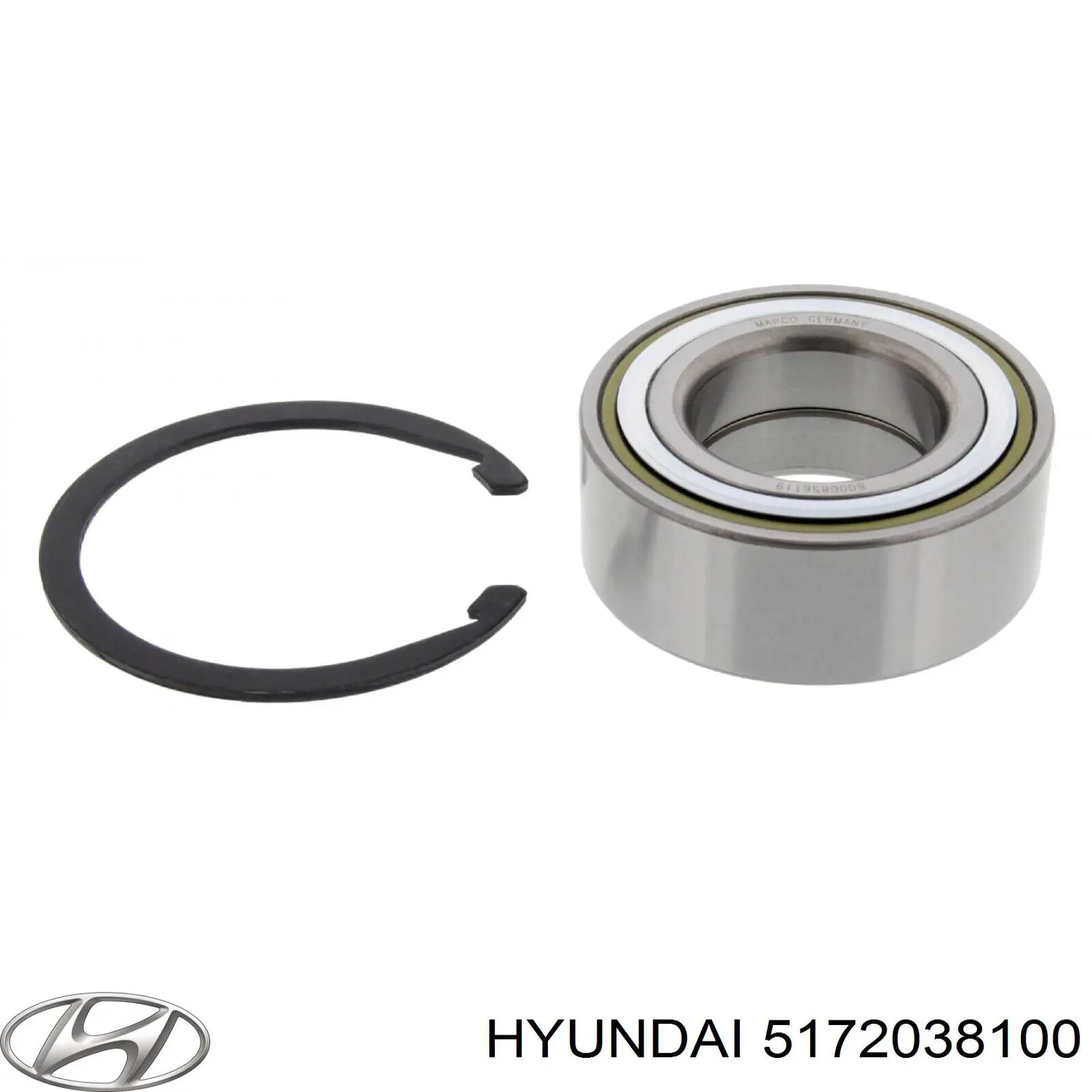 Купити 5172038100 Hyundai/Kia Підшипник ступиці передньої