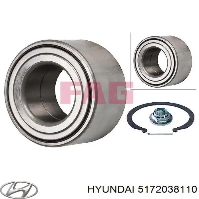 Підшипник ступиці 5172038110 Hyundai/Kia