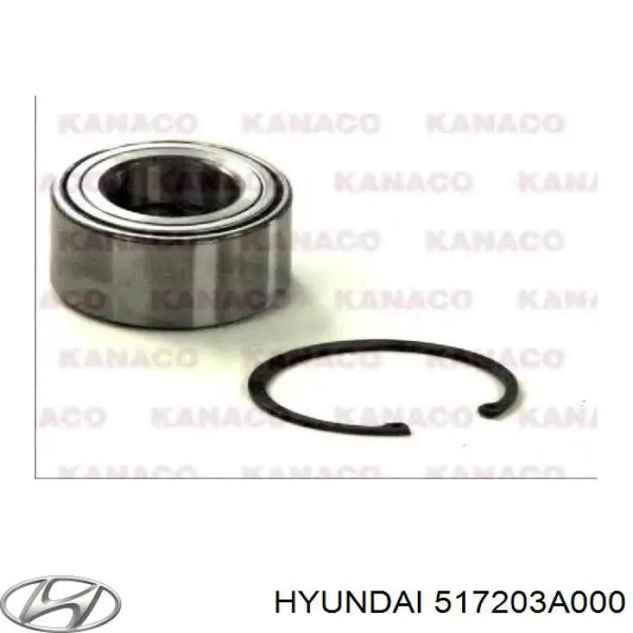 Купити 517203A000 Hyundai/Kia Підшипник ступиці передньої