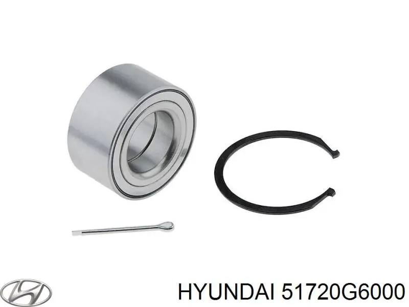 51720G6000 Hyundai/Kia Підшипник маточини передньої