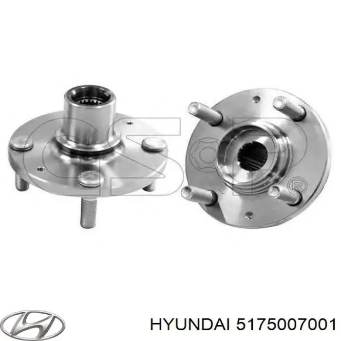 Маточина передня 5175007001 Hyundai/Kia