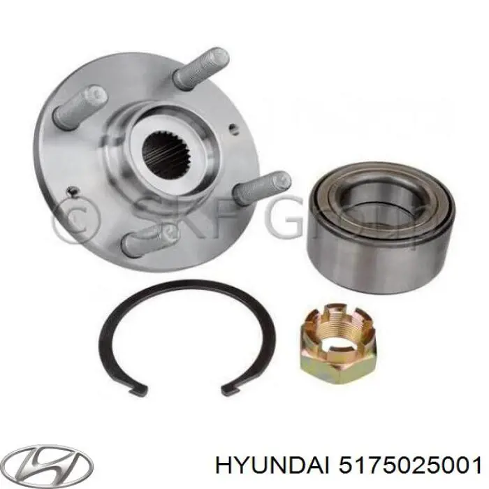 Маточина колеса передня Hyundai/Kia 5175025001 ціна, від 17.46 USD