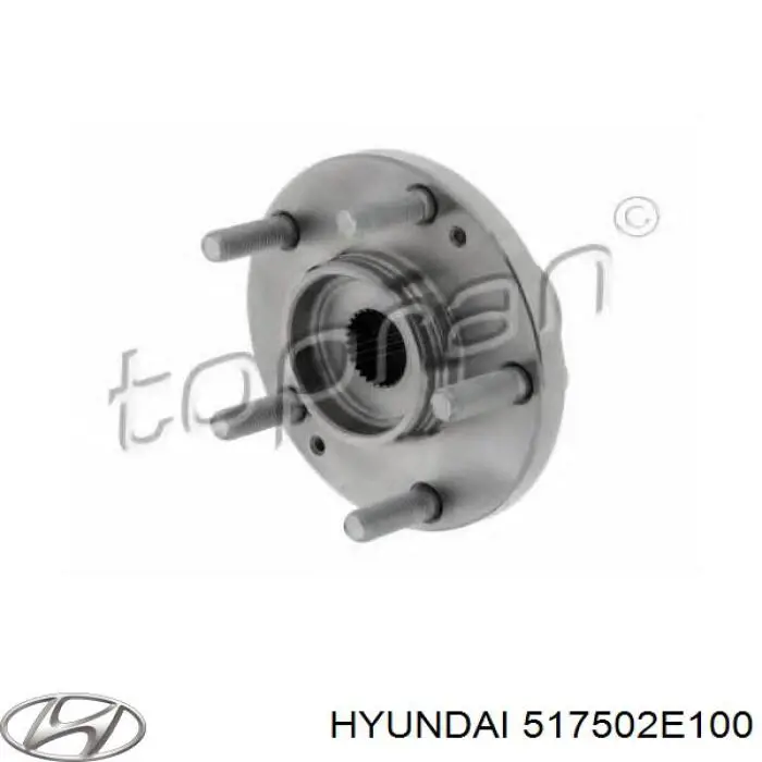 517502E100 Hyundai/Kia маточина передня