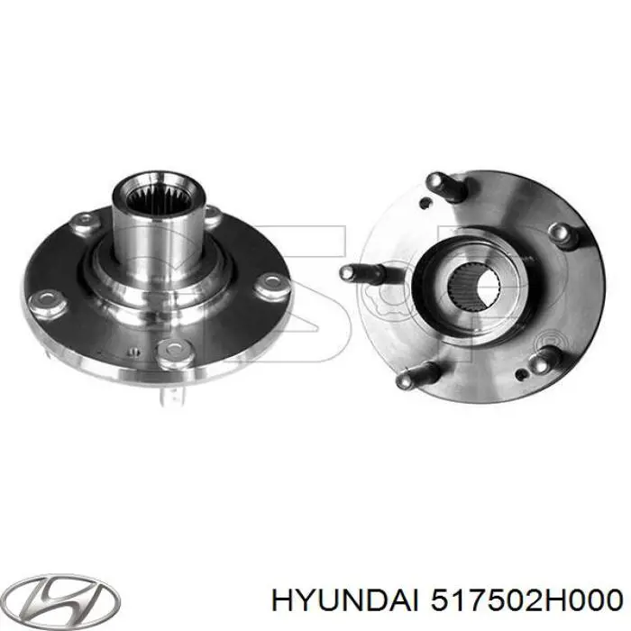 Маточина колеса передня Hyundai/Kia 517502H000 ціна, від 46.51 USD