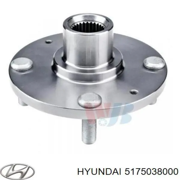 Маточина колеса передня Hyundai/Kia 5175038000 ціна, від 11.30 USD