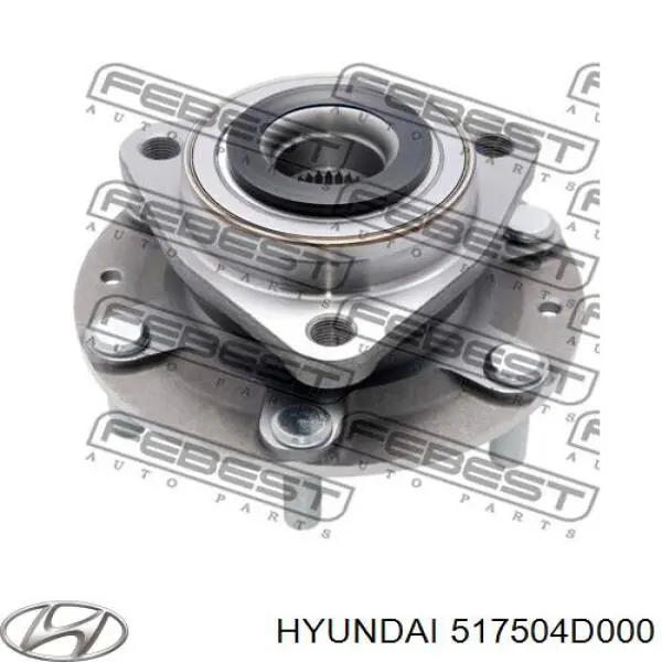 Передня маточина 517504D000 Hyundai/Kia