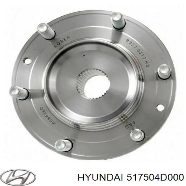 Маточина колеса передня Hyundai/Kia 517504D000 ціна, від 69.12 USD