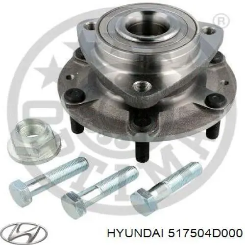 Купити 517504D000 Hyundai/Kia Маточини передніх коліс