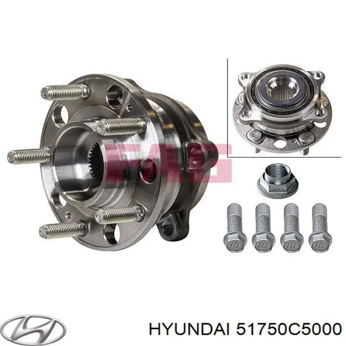 Маточина колеса передня FAI FHBK1188 ціна, від 38.98 USD