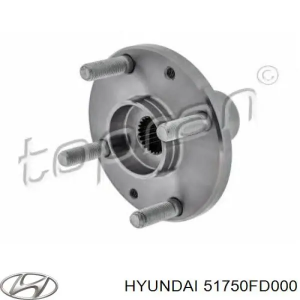 Купити 51750FD000 Hyundai/Kia Маточини передніх коліс