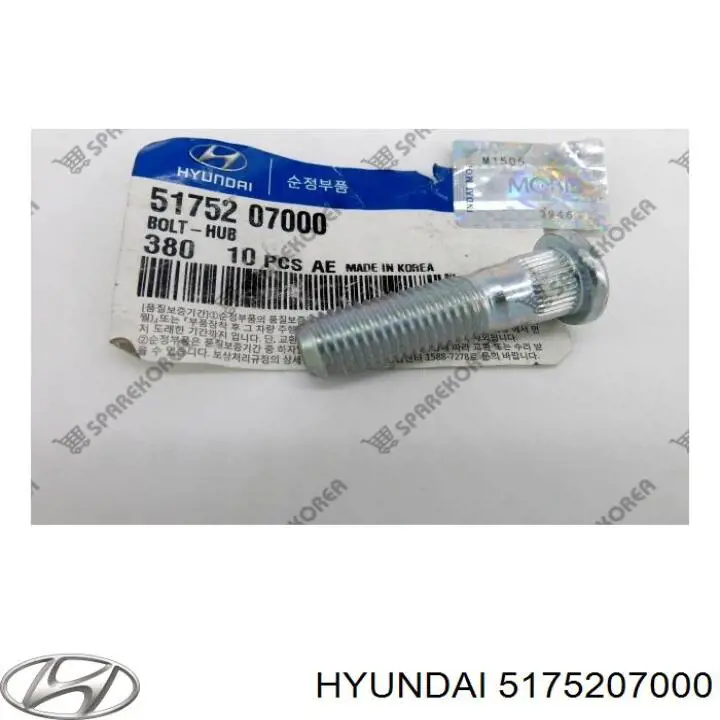 Ступичний болт Hyundai/Kia 5175207000