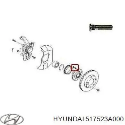 Купити 517523A000 Hyundai/Kia Болт маточини