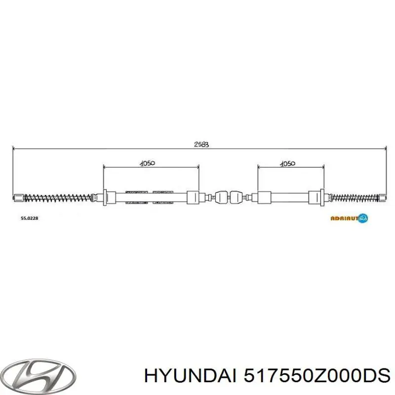  517550Z000DS Hyundai/Kia