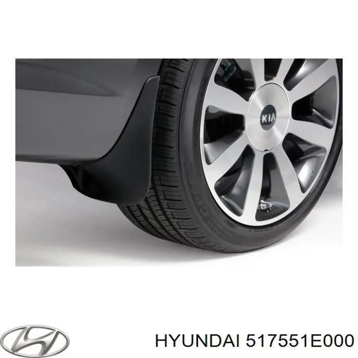 Захист гальмівного диска, переднього, лівого Hyundai/Kia 517551E000 ціна, від 50.66 USD