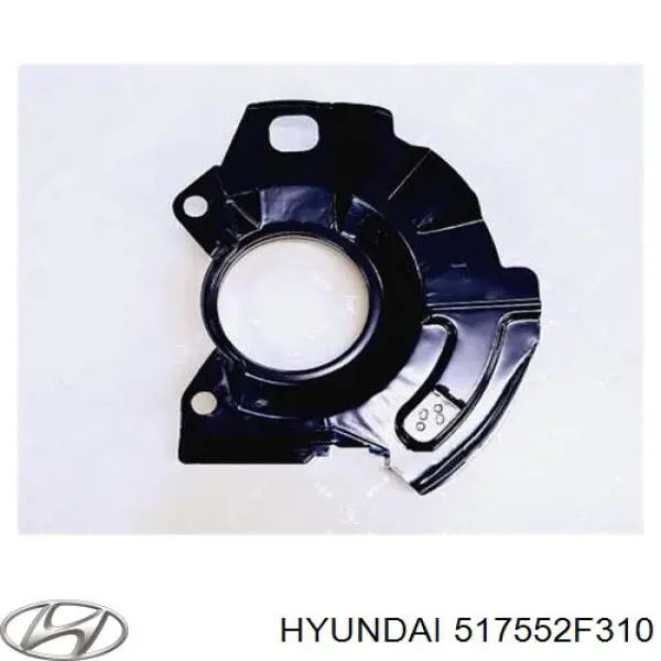 Купити 517552F310 Hyundai/Kia Захист гальмівного диска, переднього, лівого