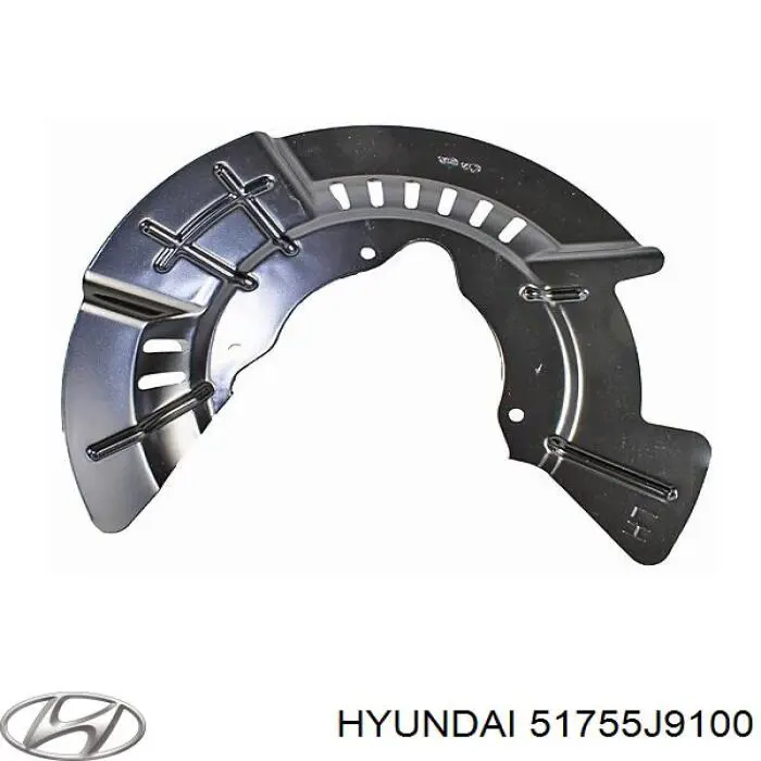 Захист гальмівного диска, переднього, лівого Hyundai/Kia 51755J9100 ціна, від 17.41 USD