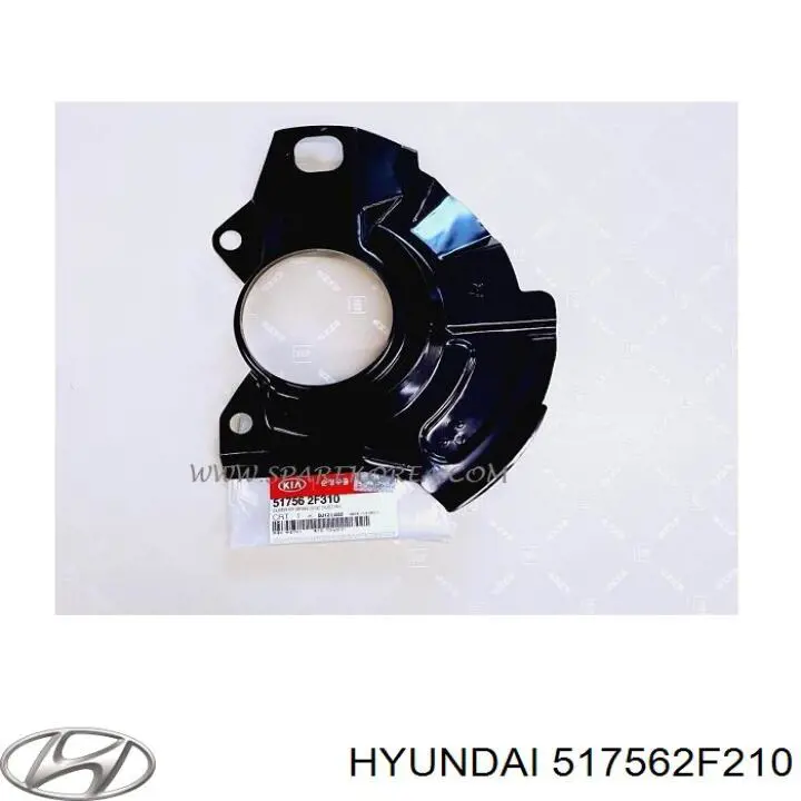 517562F210 Hyundai/Kia захист гальмівного диска, переднього, правого