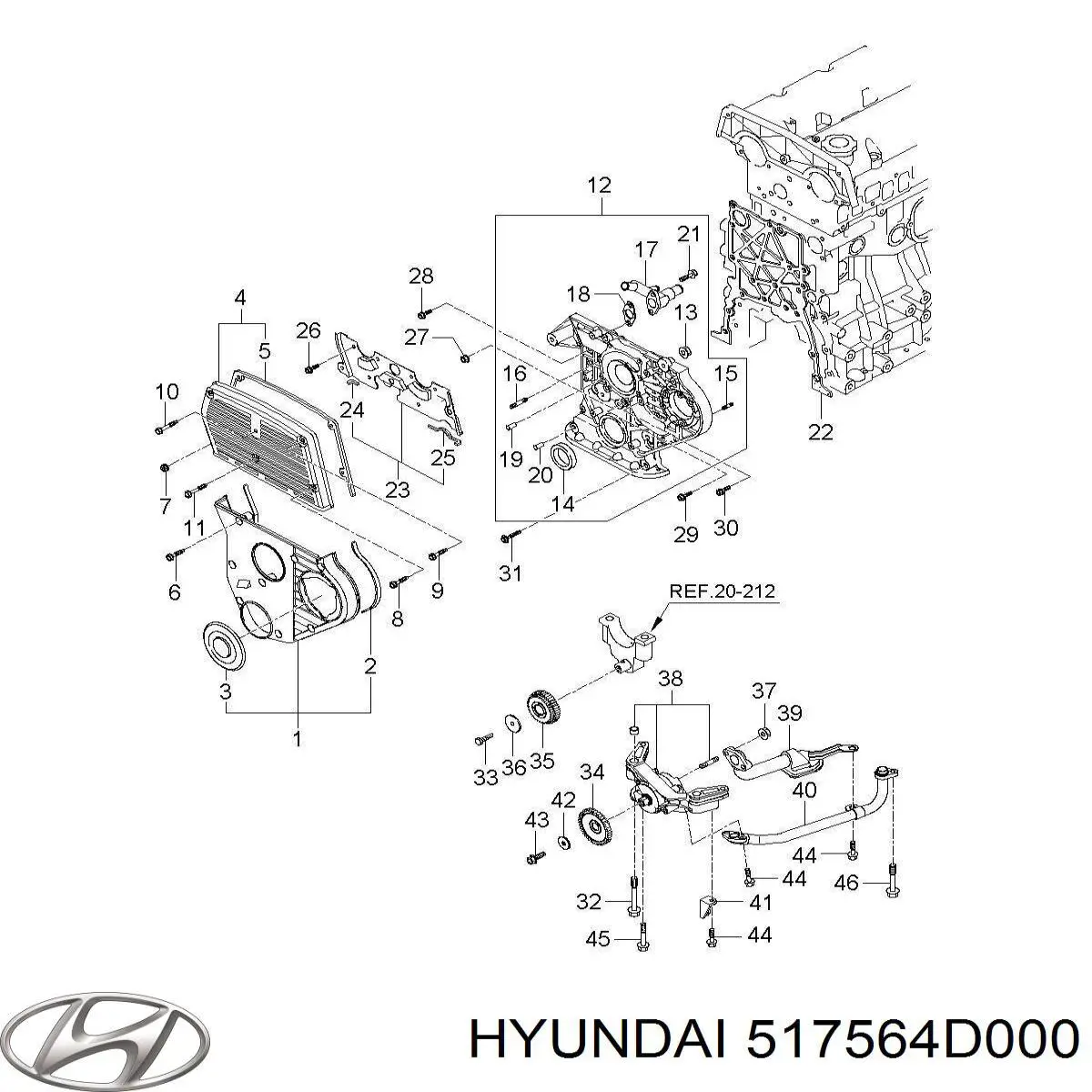 Купити 517564D000 Hyundai/Kia Захист гальмівного диска, переднього, правого