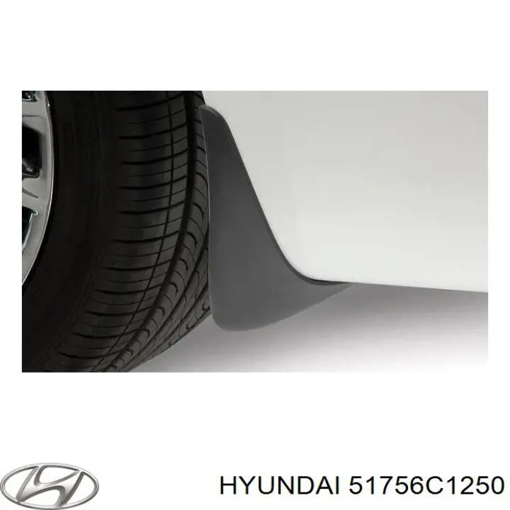 51756C1250 Hyundai/Kia Захист гальмівного диска, переднього, правого